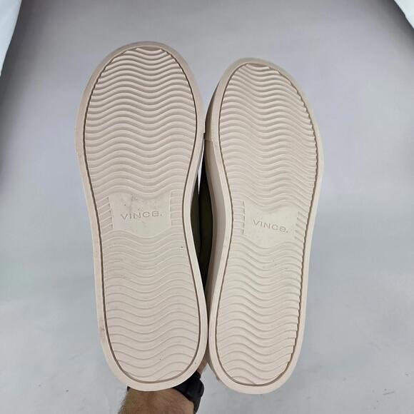 Vince Sunnyside Shoes Womens Size 10 Green Suede Strap Casual Low Top Sneakers - Picture 6 of 10